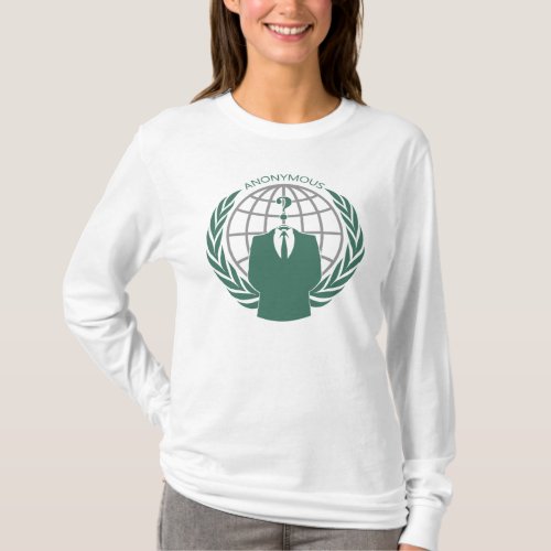 Anonymous Logotype Fashion T_Shirt