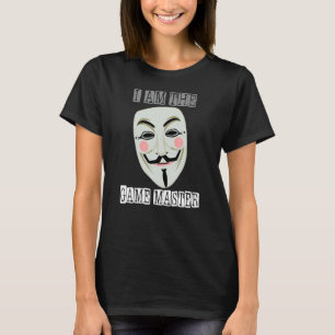 Anonymous Mask Project Zorgo Game Master T-Shirt