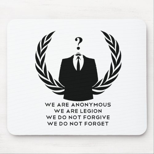 Anonymous Mouse Pad