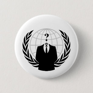 Anonymous Patriotism Pinback Button
