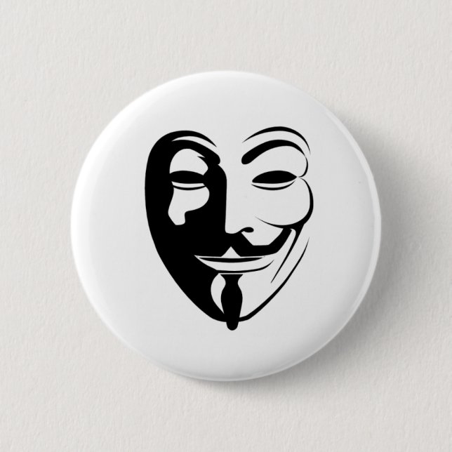 Anonymous Pinback Button (Front)