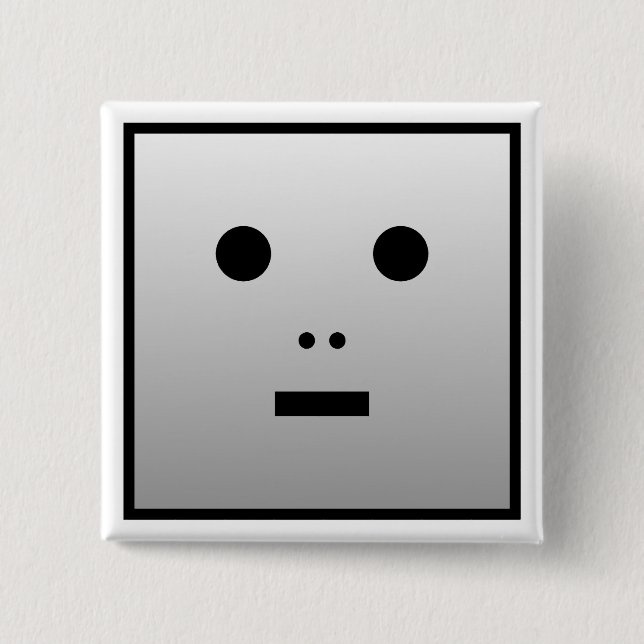 Anonymous Robot Button (Front)