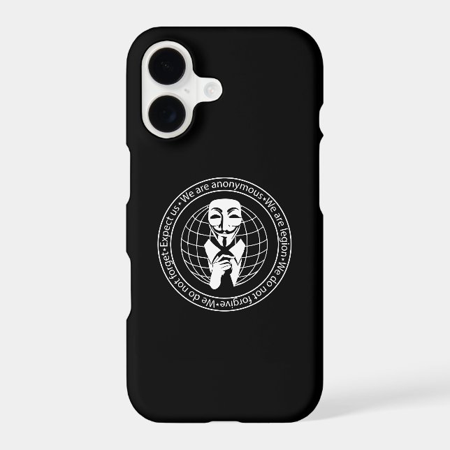 Anonymous seal iphone case (Back)