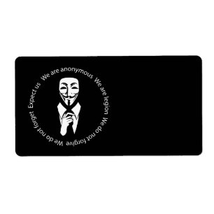 Anonymous seal label