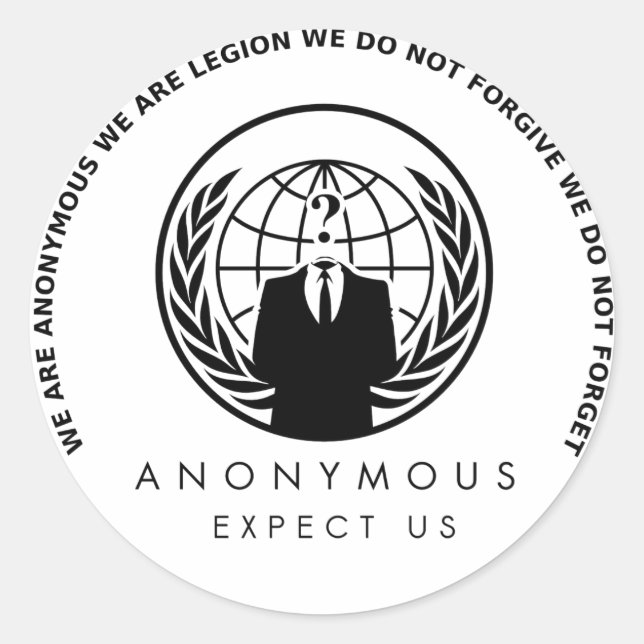 Anonymous sticker (Front)