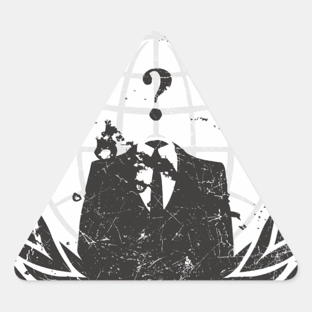 Anonymous Triangle Sticker (Front)