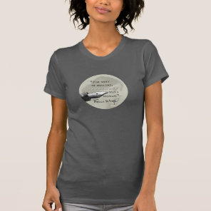 Anonymous Was a Woman ~ Virginia Woolf quote circl T-Shirt