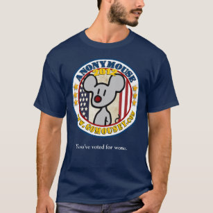 Anonymouse 2012 - Presidential for the Guys T-Shirt