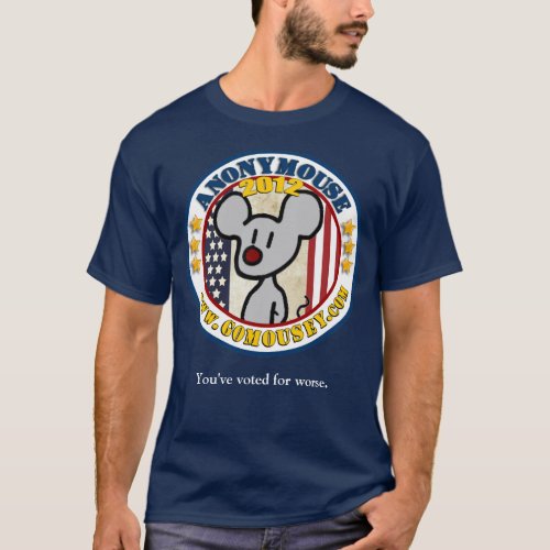 Anonymouse 2012 _ Presidential for the Guys T_Shirt