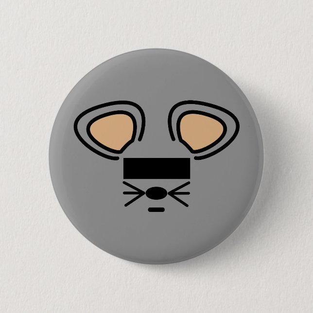anonymouse. pinback button (Front)