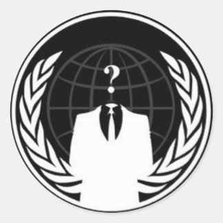 Anonywear Classic Round Sticker