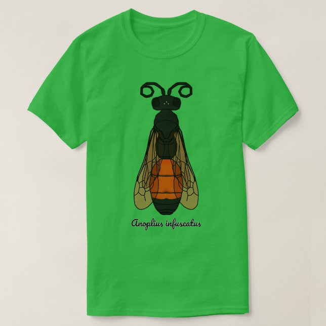 Anoplius infuscatus T-Shirt (Design Front)