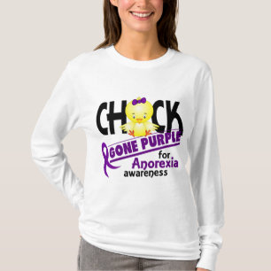 Anorexia Chick Gone Purple 2 T-Shirt