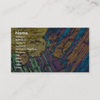 Anorthosite Business Card by inspirelove at Zazzle