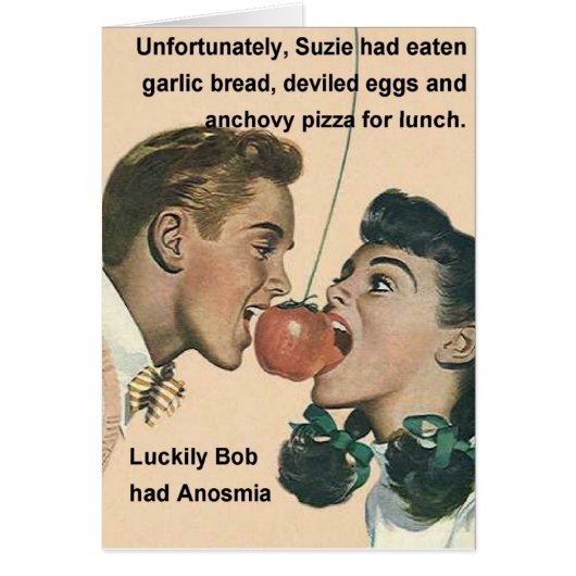 Anosmia - sometimes it's a good thing cards (Front)