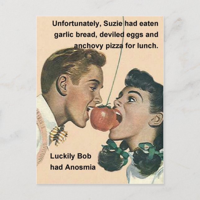 Anosmia - sometimes it's a good thing postcard (Front)