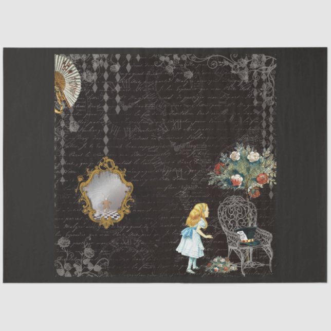 Another Alice in Wonderland Series Design 48 Tissue Paper (Front)