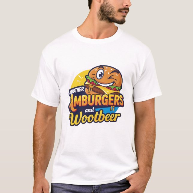 Another Amburgers and Wootbeer Fun Logo T-Shirt (Front)