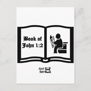 Another Book of John verse 1:2 Postcard
