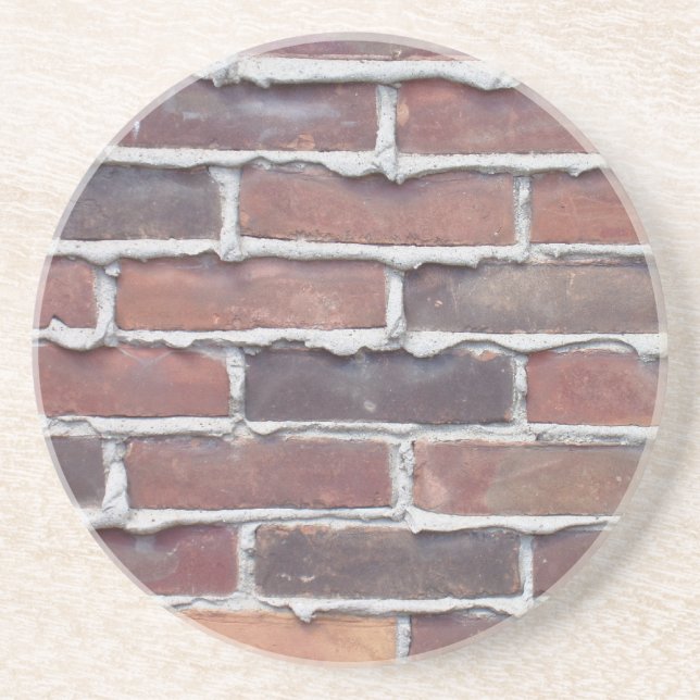 Another Brick in the Wall! Sandstone Coaster (Front)