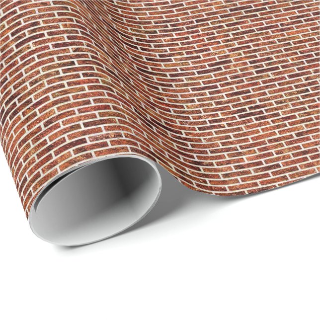 ANOTHER BRICK IN THE WALL! v.2 (Red Brick Pattern) Wrapping Paper (Roll Corner)