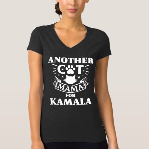 Another Cat Mama for Kamala Harris President 2024 T_Shirt