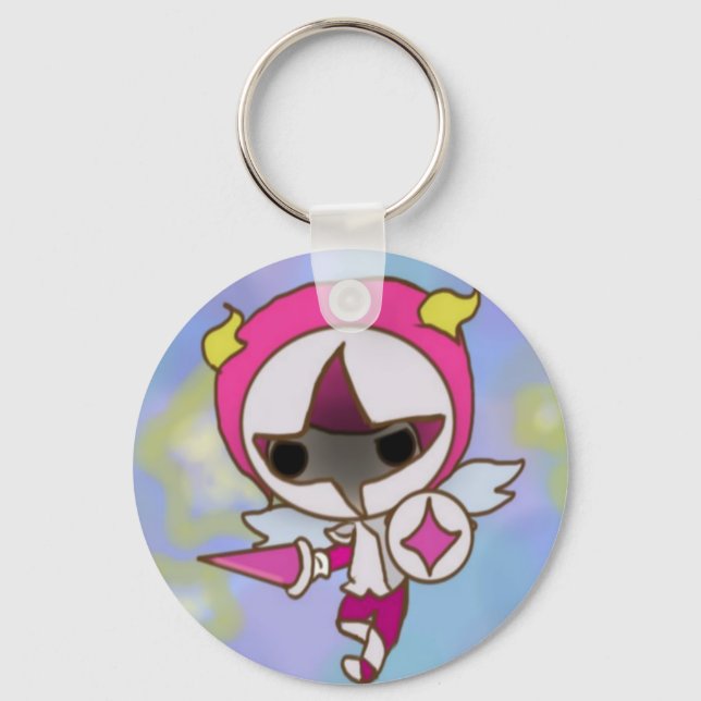 Another chibi knight keychain (Front)