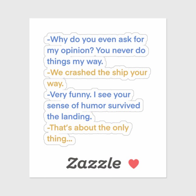 another clone wars quote sticker (Sheet)