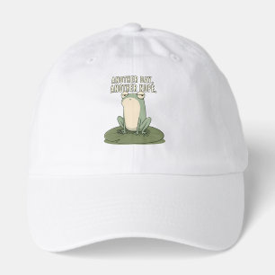 Another Day Another Nope Grumpy Frog Hat
