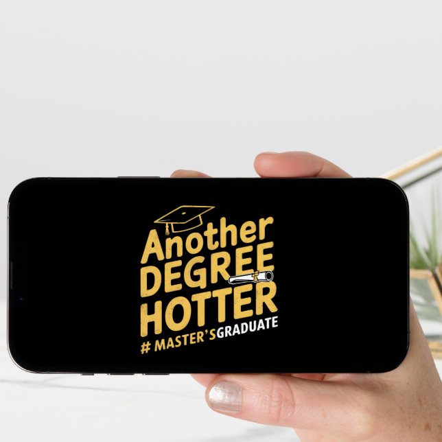 Another Degree Hotter Master's Degree Graduation Announcement (Front Digital)