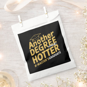 Another Degree Hotter Master's Degree Graduation Favor Bag