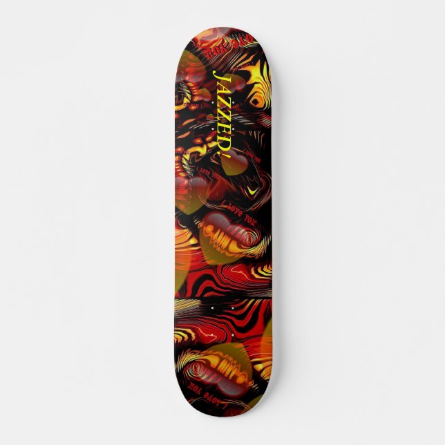 Another Jazzed Skateboard Deck (Front)