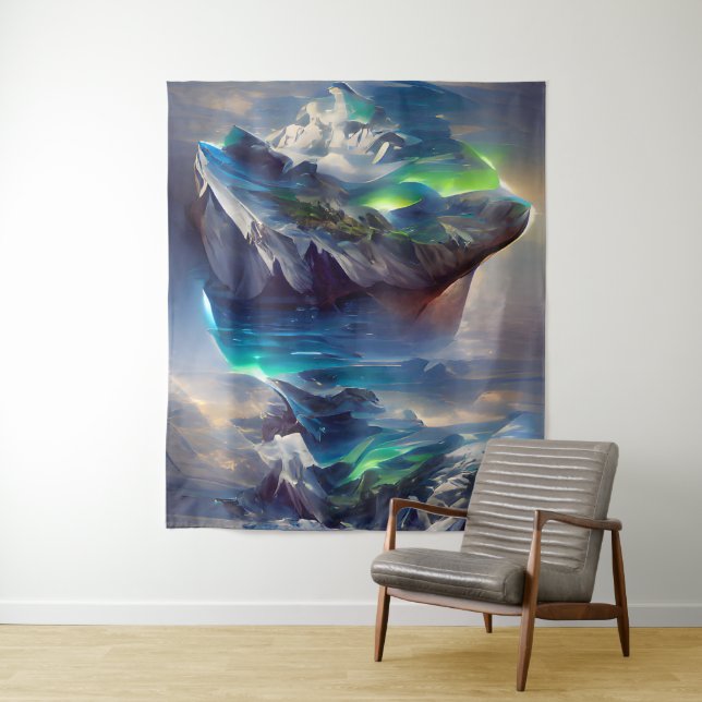 Another Land All Aglow Tapestry (In Situ)