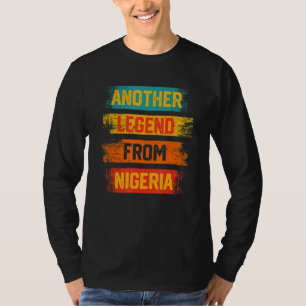 Another Legend from Nigeria Distressed Patriotic N T-Shirt