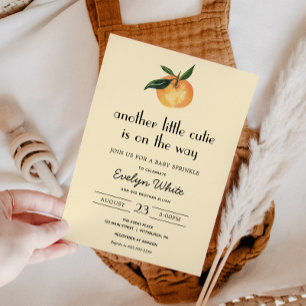 Another little cutie is on the way Baby Sprinkle Invitation