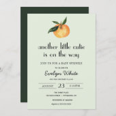 Another little cutie is on the way Baby Sprinkle Invitation (Front/Back)