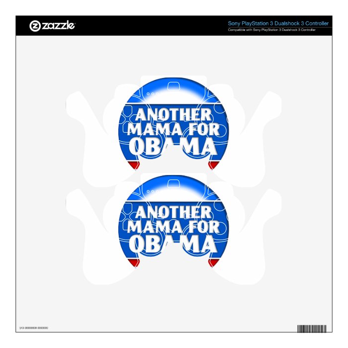 Another Mama for Obama PS3 Controller Decal