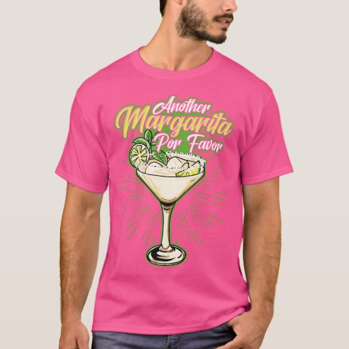 Another Margarita Por Favor Funny Cocktail Joke T_Shirt