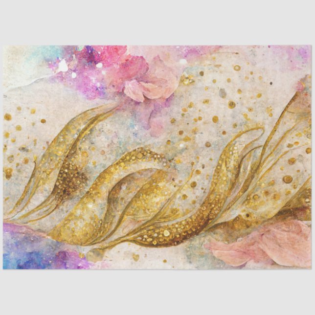 Another Mermaid Galaxy Series Design 5 Tissue Paper (Front)