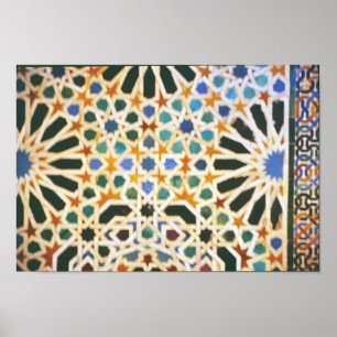 Another Moorish Tile Poster