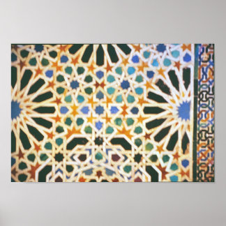 Another Moorish Tile Poster