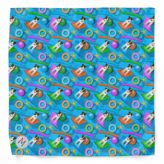 another Parson Jack Russell Terrier pool party Bandana