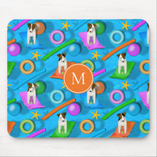 another Parson Jack Russell Terrier pool party Mouse Pad