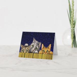 Another Peeking Cats Notecards