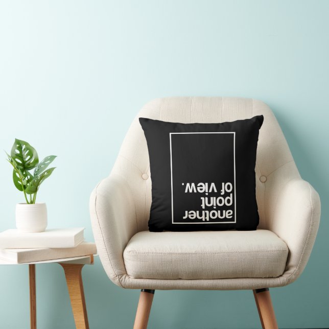 Another point of view throw pillow (Chair)