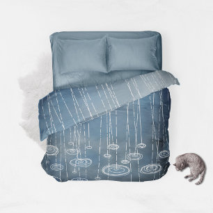 Another Rainy Day Painting Duvet Cover