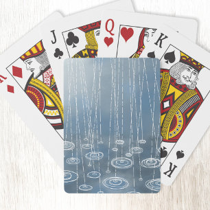 Another Rainy Day Painting Poker Cards