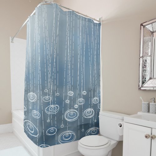 Another Rainy Day Painting Shower Curtain