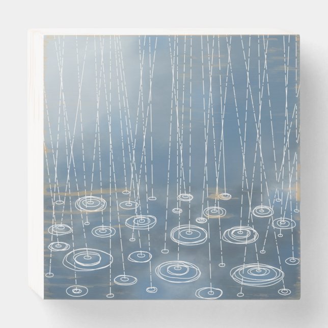 Another Rainy Day Painting Wooden Box Sign (Front Horizontal)