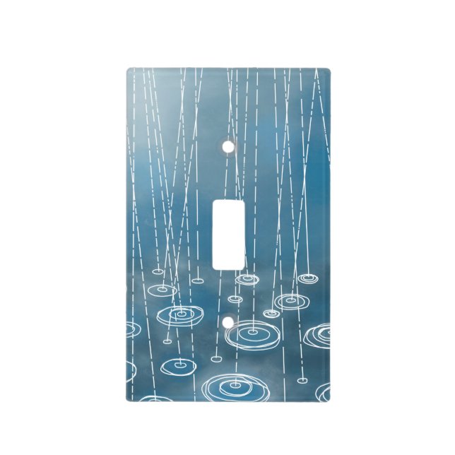 Another Rainy Day Weather Painting Light Switch Cover (Front)